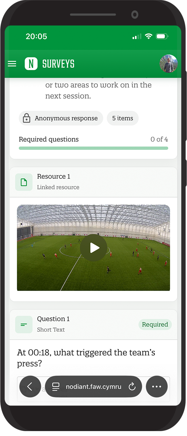 Nodiant Connect video post commenting